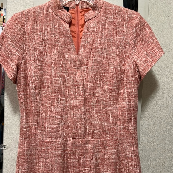 Carlisle Red Textured Midi Dress - Picture 1 of 8